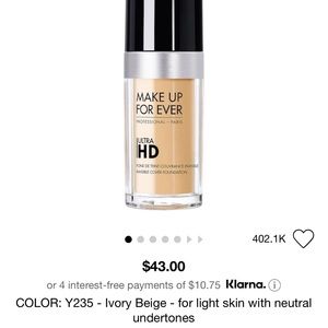 Make Up Forever Foundation
